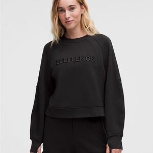 LULULEMON OVERSIZED PULLOVER WORDMARK NWT XS/S